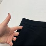 Max Mara Straight Leg Pants Women Size 8 Black Side Buttons Triacetate Polyester Photo 11