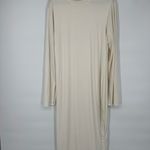 Good American  Cream Maxi crew neck Dress size 4 Photo 2
