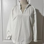 Vineyard Vines Cotton Blend White Ruffled Collar Blouse - sz M Photo 0