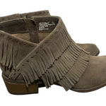 Naughty Monkey  Leather Fringe Ankle Boots Photo 0