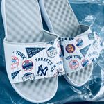 News Yankees Cooperstown Loudmouth Slides White Size 8 Photo 1