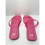 BP Nordstrom Jelly Strap Sandals Size 6 Viola Barbie Pink Braided Square Toe Photo 5