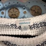 Sundance  Lila Embroidered Waffle Knit Pullover Sweater White Size XL Photo 2