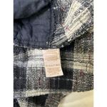 Free People  Walk in the Park Plaid Cozy Cowl Tunic Sweater w/ Pockets. Size M Photo 5