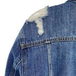 Unpublished  Women’s Distressed Denim Jean Jacket Photo 9