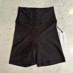 We Wore What  Lace Up Biker Shorts Photo 1