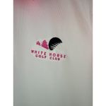 Adidas Climacool White & Pink Short Sleeve Polo Shirt Womens M Photo 3