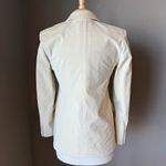 Max Mara  Cream Corduroy Blazer Photo 2