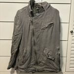 Free People  Grey Hooded Motto Jacket Photo 2