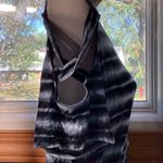 Rock & Republic Tie Dye Striped Blue Top With Shoulder Cutouts Size XL Photo 1