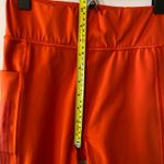 Savage X Fenty Sport Orange Biker Shorts Workout Women's size 12 / 14 Large Photo 10