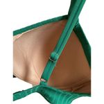 Shade & Shore  Green Bikini Top Size 34D NWT Photo 4