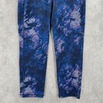 Old Navy  Active Cropped Capri Blue Purple Yoga Stretch Pants Leggings M Medium Photo 3