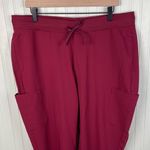 NEW Mandala Women's Jogger Scrub Pants Size XL Garnet Regular Equa Photo 2