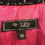 Women’s Blazer coat ‘Lily’ black white with pink Med vintage fitted made in USA Photo 1