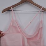 Ekouaer Pink Camisole Tank Top Cowl Neck Spaghetti Strap Size M Photo 4