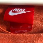 Nike  women's gym vintage crew top‎ Orange Small Photo 2