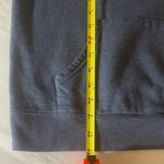 Rebellious One  Women's Size L Gray Hoodie Floral Design Kangaroo Pocket Sweater Photo 6