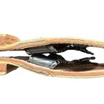 Jack Rogers BLACK LEATHER WHIPSTITCH NAVAJO TOE POST THONG SANDALS Photo 2