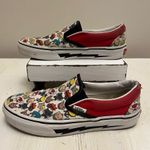 Vans Customs Off The Wall Dog And Car Macaroon Print Shows Size Women 5 Men 3.5 Photo 0