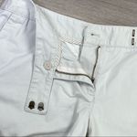 Loft  Flat Front Cotton Twill 4” Chino Shorts Stone Beige 6 Photo 3