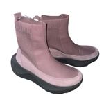 The North Face NEW Women's Halseigh Knit Waterproof Snow Boots Light Mauve Photo 4