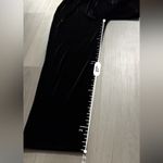J.R. Nites Pants Women's Size Small Black Crushed‎ Velvet High Rise Straight Leg Photo 7