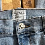 Kensie Jeans Light Wash Distressed Raw Hem Size 10/30 Photo 1