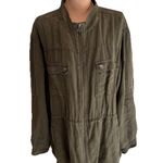 Treasure & Bond  Army Green Utility Cargo Jacket Grunge Boho Photo 0