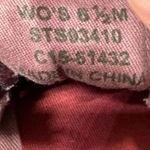 Sperry TOP-SIDER WOMENS SIZE 6.5M SHOES SEACOAST STRIPED CANVAS WINE STS93410 Photo 7