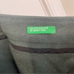 United Colors Of Benetton  Green Straight Leg Dress Pants Women’s Size 8 Approx Photo 3