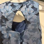 Alex Evenings  Navy Floral A Line Mother of the Groom/Bride Dress Photo 6