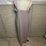 SKIMS  Fits Everybody Lace Long Slip Dress in Zinc‎ 4XL Photo 3