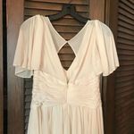 David's Bridal David’s Bridal Flutter Sleeve Bridesmaid Dress Photo 3