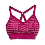 Reebok  Sports Bra Workout Wire Free Design Adjustable Straps Pink Women's L NWOT Photo 0