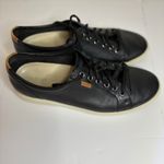 Ecco Soft 7 Black Leather Lace Up Sneakers Women's Size 39 Photo 4