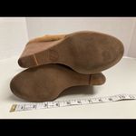 Lucky Brand , suede wedge booties, size 7 1/2 M, Tan Photo 14