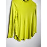 Chico's Chico’s Shirt Womens Long Sleeve Pima Cotton Green Avocado Turtleneck Small Photo 3