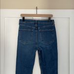 Gap  Denim Cigarette High Rise Raw Hem Jeans in Dark Indigo Size 10L / 10 Long Photo 9