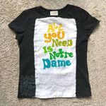 Notre Dame painted shirt Black Photo 0