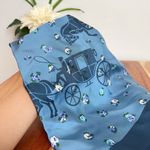 Coach NWT Horse And Carriage Tea Rose Print Silk Bandana Photo 4