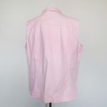 Quacker Factory Bedazzled Light Pink Jean Vest Womens Size XL Sparkle Cowgirl Photo 10
