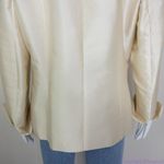 Vintage Lily&Taylor cream and black blazer jacket floral brooch, women's size 18 Photo 5