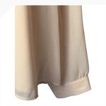 Karl Lagerfeld Shirt Women Large Pink Blush Mock Neck Pearl Embellished Blouse Photo 5