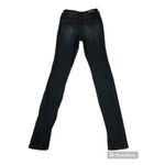 True Craft Distressed Skinny Jeans‎ Dark Wash Ripped Juniors Size 3 Blue Photo 2