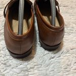Just Fab Women’s Hans Brown Loafers Low Heel Faux Leather size 7 Penny Loafer Photo 4