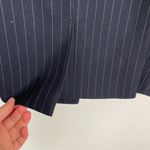 Rebecca Minkoff  Woman's 6 Navy Blue Pinstripe‎ Double Breasted Gabby Blazer Photo 8