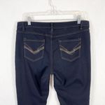 D. Jeans  Size 10 Jeans Skinny Solid‎ Dark Blue Mid Rise Stretch 32 Inseam 1664 Photo 5