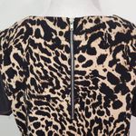 Telluride Clothing Company Leopard Print Blouse NWT Size Small Leopard Top Black Photo 5