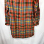 Toad & Co  Medium Shirt Dress Plaid Tunic Belted Long Sleeve Button Western 1802 Photo 7